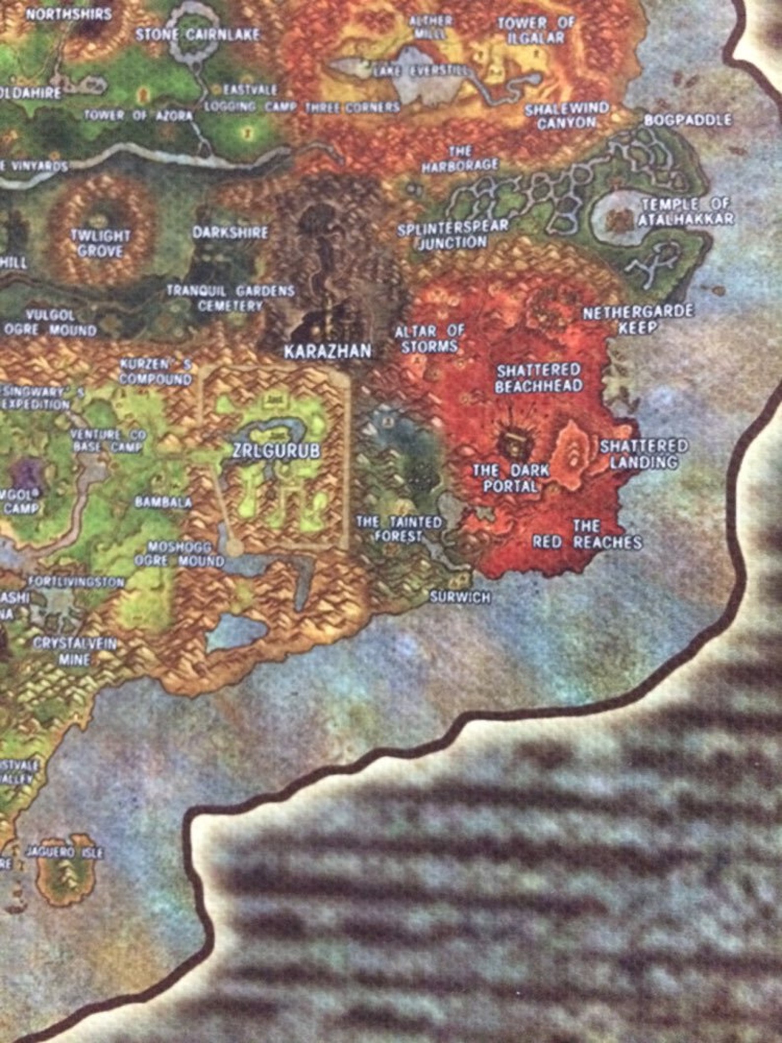 World of Warcraft Worldmap print World of warcraft map WoW Etsy