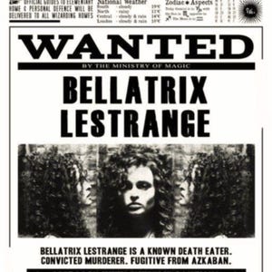 Wanted Bellatrix Lestrange