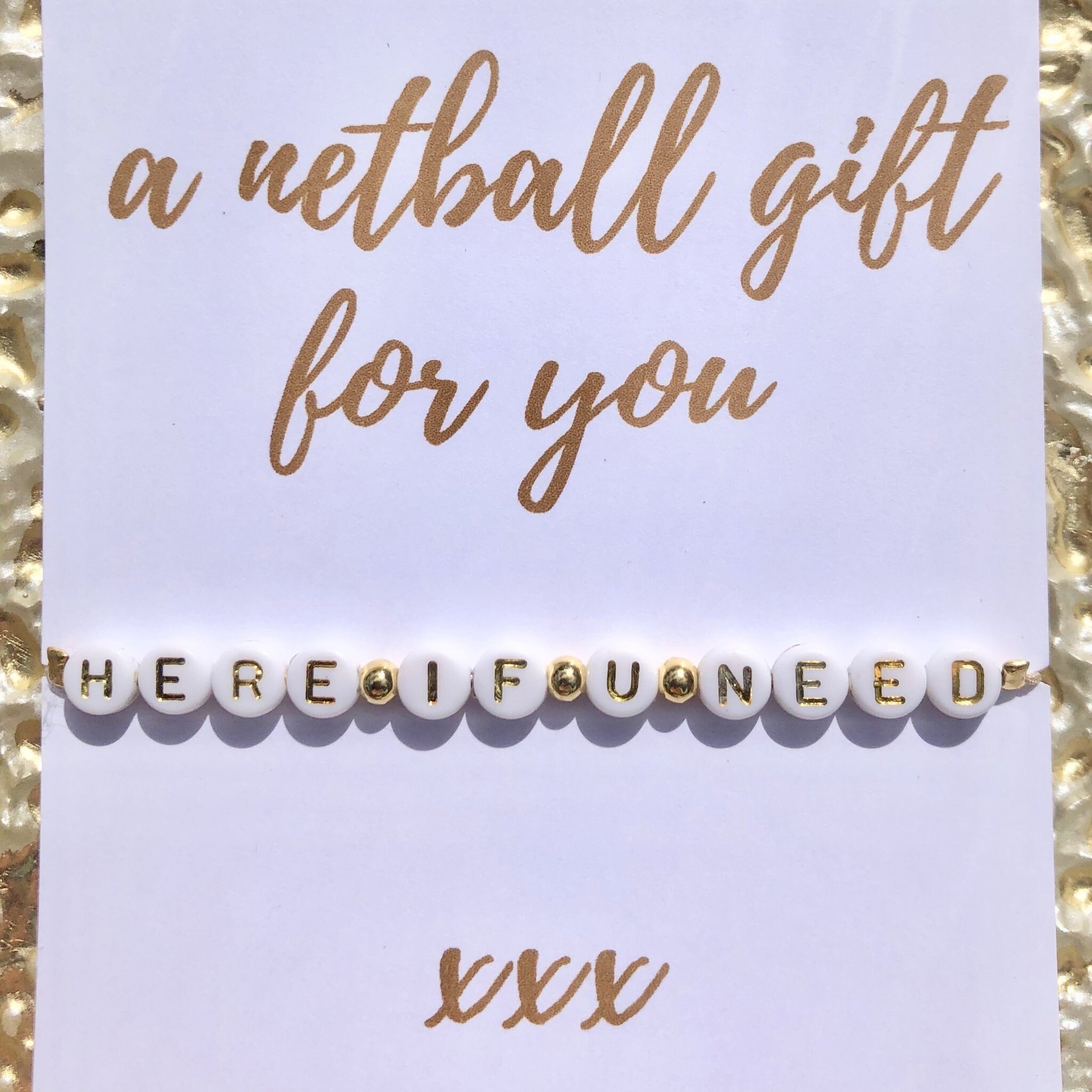 8 x Here if U Need Handmade Bracelet for Netballers - A Perfect Netball Gift