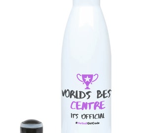 World's Best Centre - Hydro Water Sports Bottle Perfect Netball Gift for Her