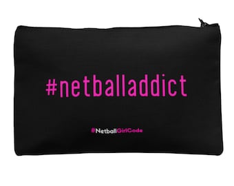 Netball Addict - Netball Accessories Bag - A Perfect Netball Gift