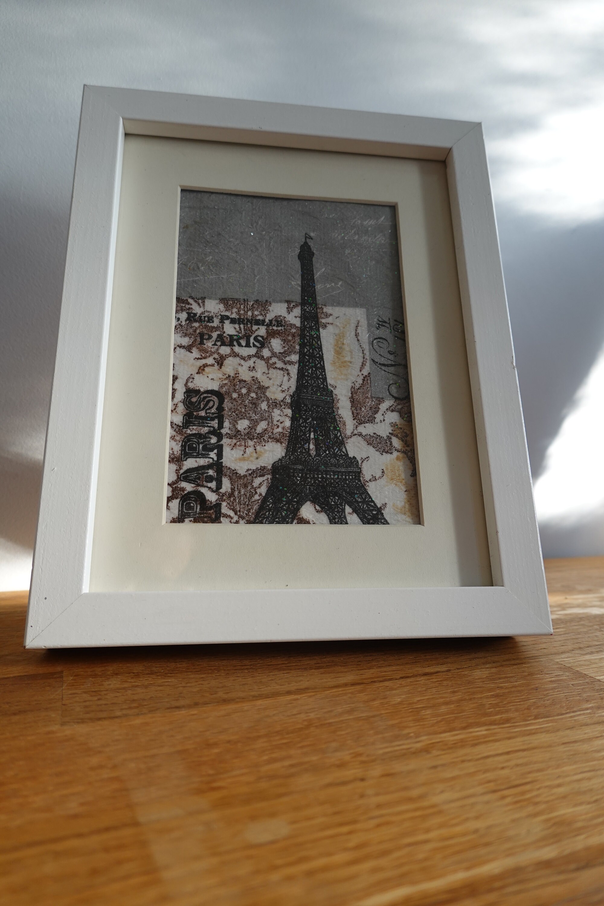 7' x 5' Decoupage Mounted Wall Art Vintage Paris Art Etsy