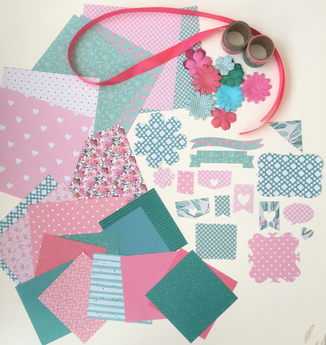 Scrapbooking Starter Craft Kit Junk Journaling/collage/paper Etsy