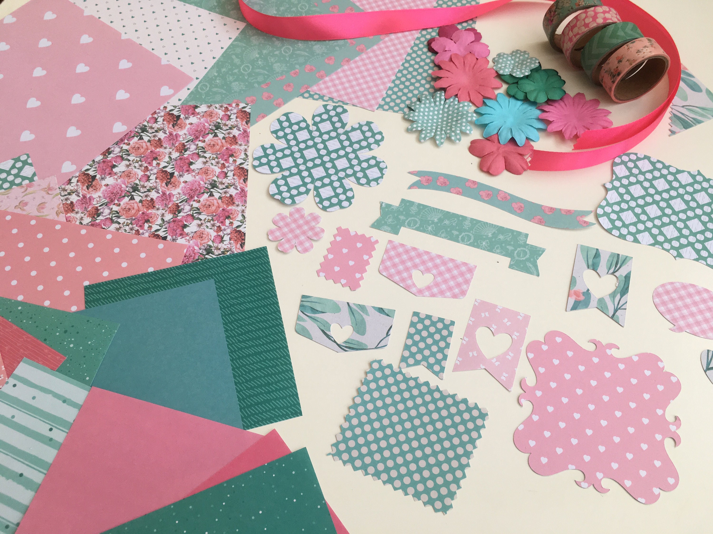 Scrapbooking Starter Craft Kit Junk Journaling/collage/paper Etsy