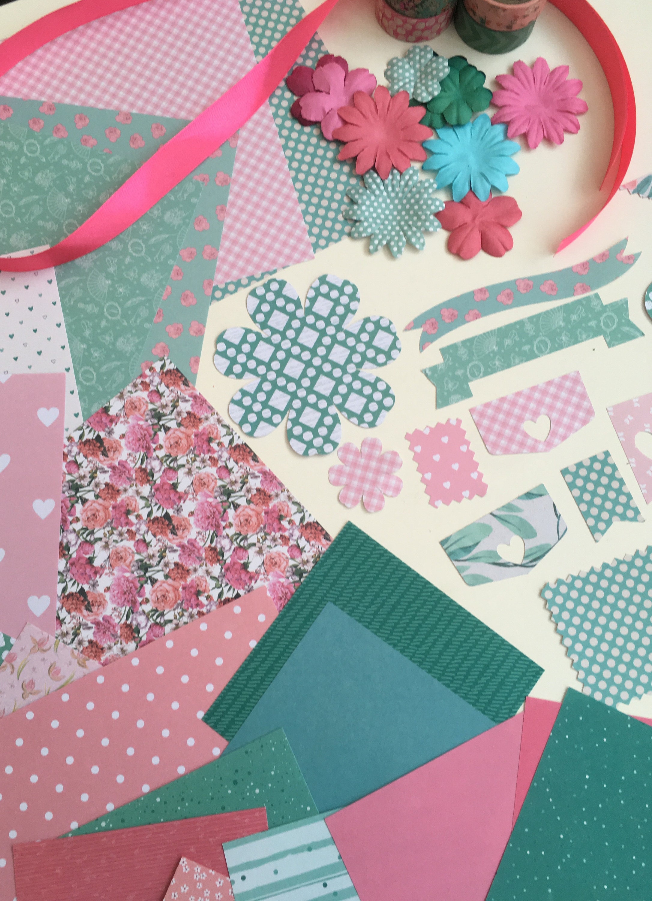 Scrapbooking Starter Craft Kit Junk Journaling/collage/paper Etsy