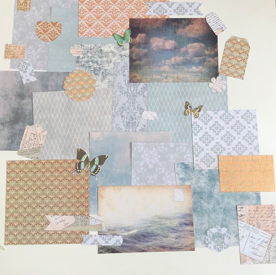 Vintage Scrapbook Paper Craft Pack/ephemera Kit Craft Etsy