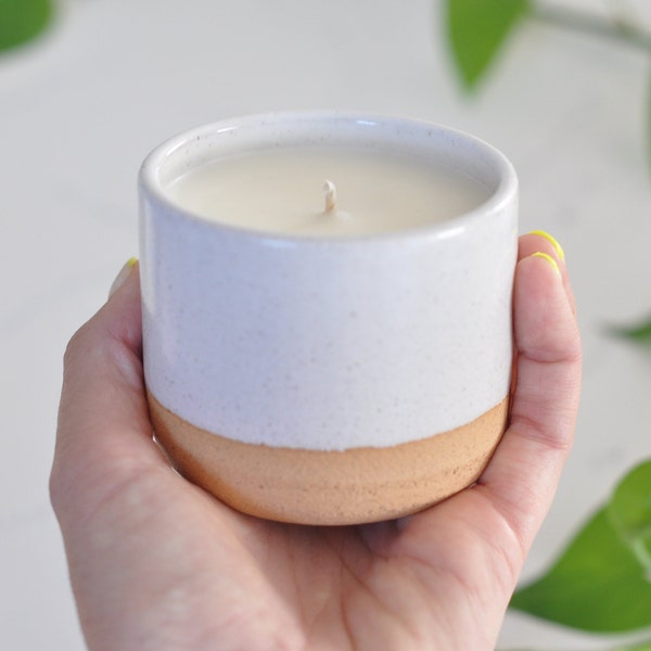Ceramic Soy Candle Etsy