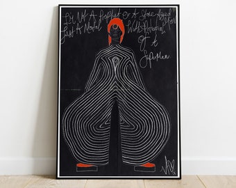 Vintage David Bowie Is Their Life on Mars Quote Dictionary Art Print Vintage David Bowie Is Their Life on Mars Quote Dictionary Art Print