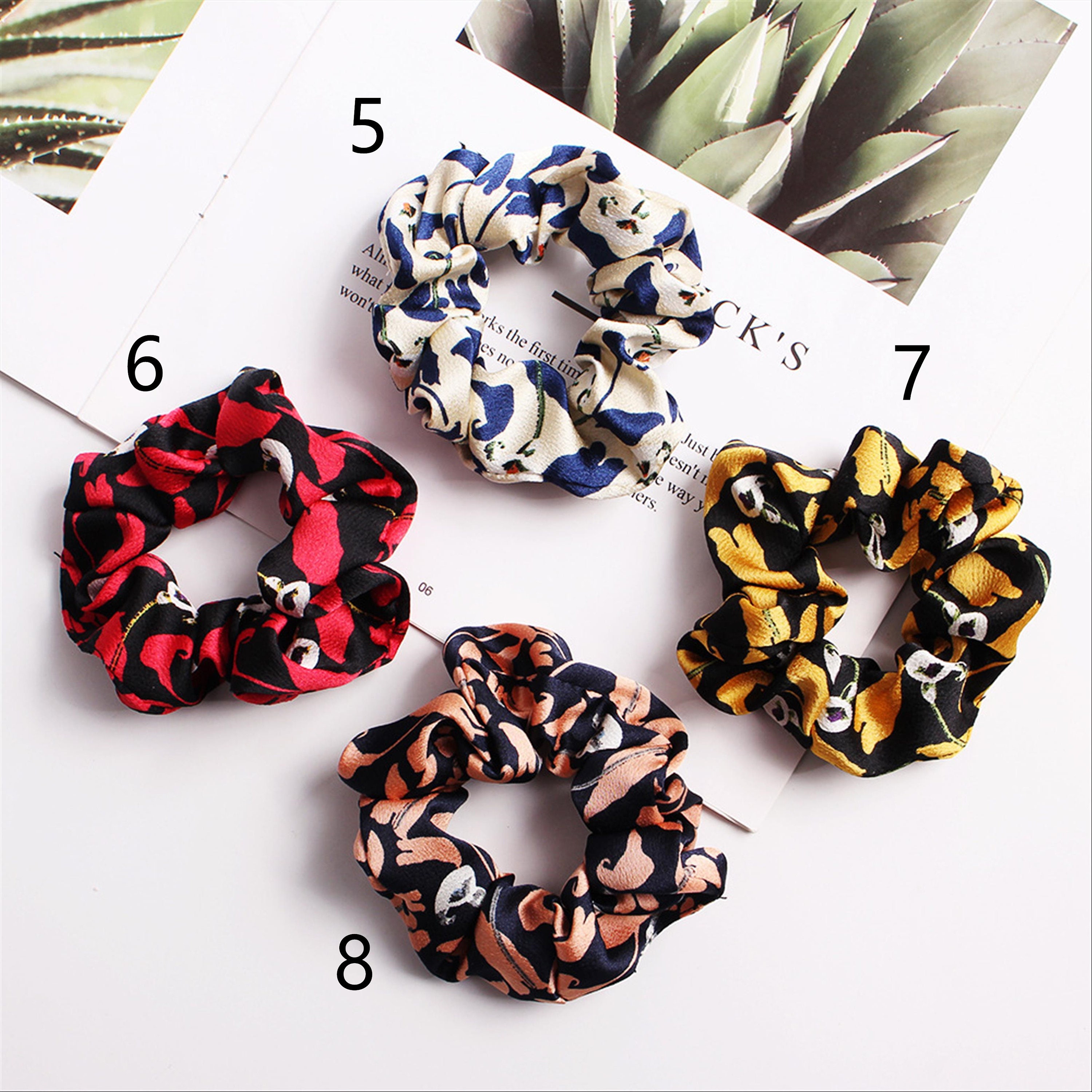 Trendy Boho Floral hair accessorieshair tiesbridesmaid Etsy