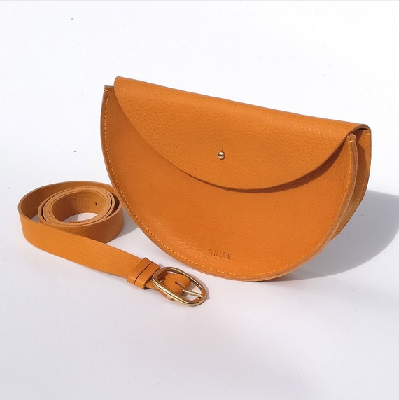 Large Black Leather Crossbody Bag Half Moon Bag Leather Hip Bag Leather Waist Bag Leather Bag Half Moon Fanny Pack Halfmoon Bag Etsy