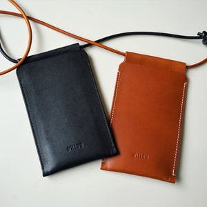 Leather Phone bag / phone carrier / Crossbody bag / Phone protector / phone bag / phone shoulder bag / mobile phone bag pouch image 5