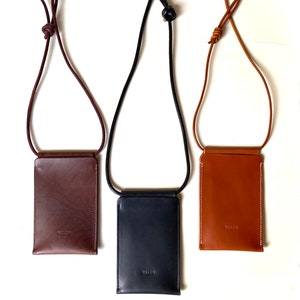 Leather Phone bag / phone carrier / Crossbody bag / Phone protector / phone bag / phone shoulder bag / mobile phone bag pouch image 1