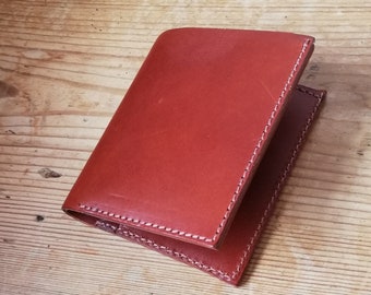 Portefeuille en cuir / Portefeuille personnalisé / porte-cartes en cuir / portefeuille mince en cuir / étui à cartes minimaliste / pochette de carte / anniversaire de 3 ans