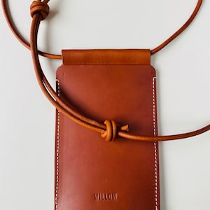 Leather Phone bag / phone carrier / Crossbody bag / Phone protector / phone bag / phone shoulder bag / mobile phone bag pouch image 3