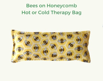 Rice Bag - Heat Therapy - Cold Therapy - Soft and Snuggly - Microwavable - Aromatherapy - Natural Healing - Spa Relaxation - Washable Cover