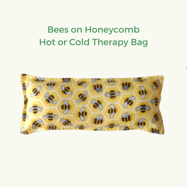 Rice Bag - Heat Therapy - Cold Therapy - Soft and Snuggly - Microwavable - Aromatherapy - Natural Healing - Spa Relaxation - Washable Cover