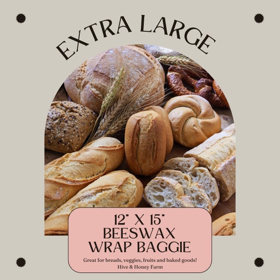 XL Beeswax Food Storage Bag