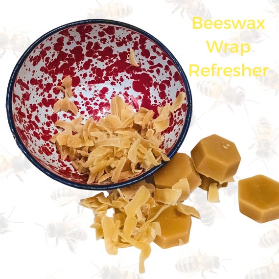 Beeswax wrap refresher bar or shreds