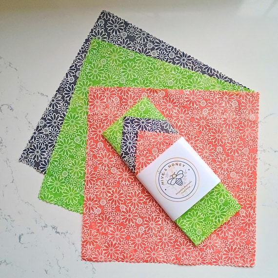 Beeswax Wrap Starter Pack - Sun Drenched Daisy