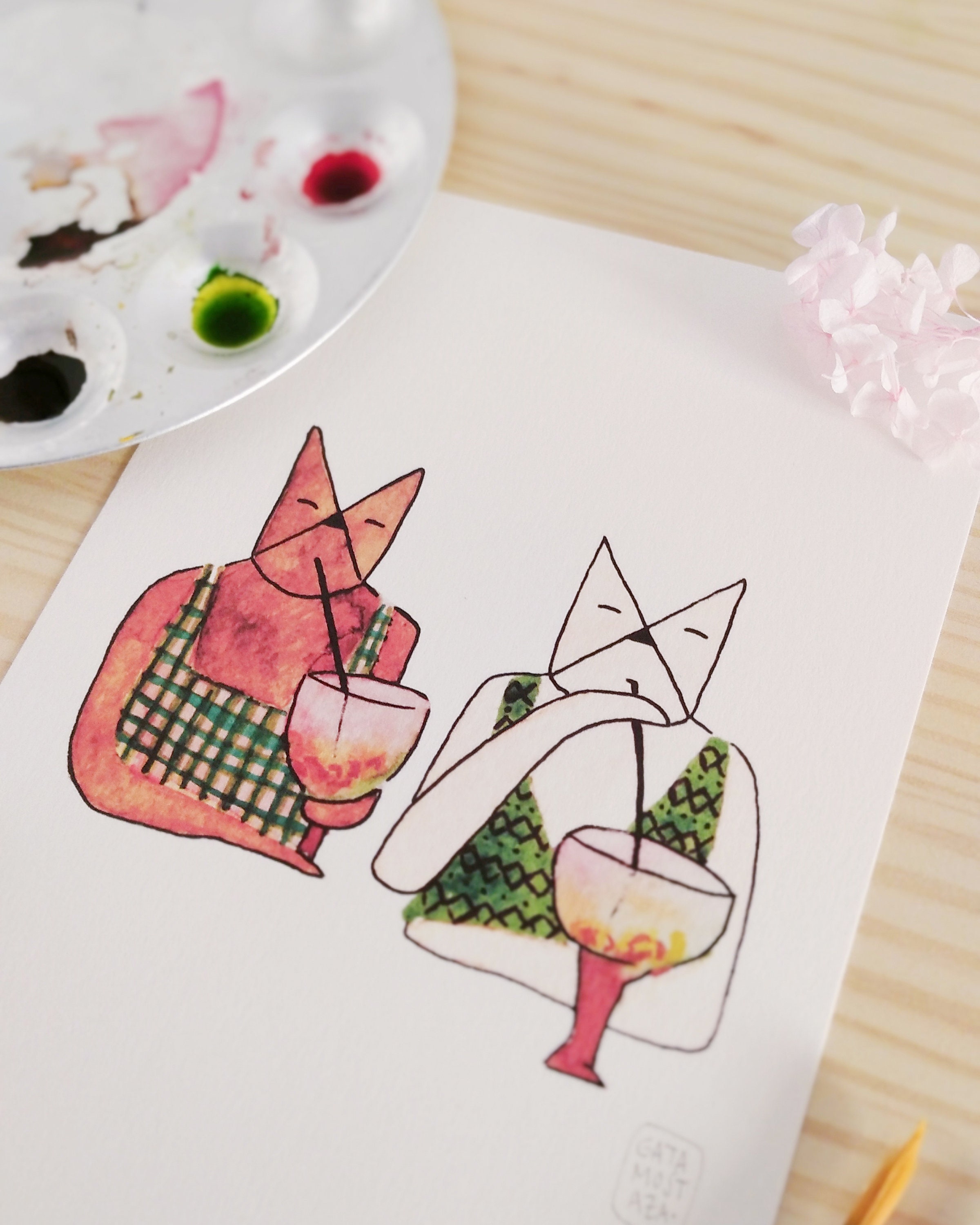 Funny Cat Art Print for Kitchen Wall Decor Nice Cat Wall Art Etsy UK