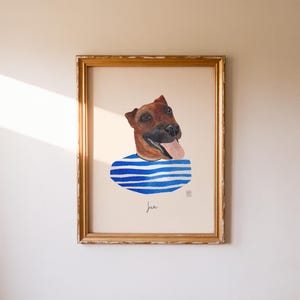 Custom Hand Painted Watercolor Portrait Digital Download Pet Memory Artwork Illustration Design Professional Artist Creation Beautiful Wall Display Perfect Memorial Gift Unique Pet Art Collection Special Present Custom Made