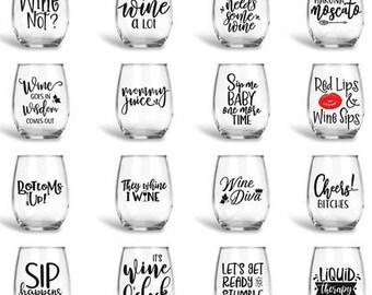 Vaso de vino personalizado Vaso de vino personalizado