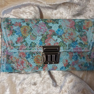 Portemonnaie Damen-- echtes italienisches Taschen- Leder-- Einzelstück !!