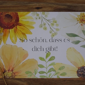 Postkarte 'So schön, dass es dich gibt' | Grußkarte | 10,5x14,8cm
