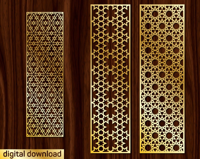 Laser CUTTING 3 Files Room Divider Screen Decorative Etsy