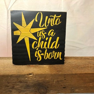 Christmas Sign - Christmas Shelf Sitter - Rustic - Holiday Tiered Tray Decor - Be Jolly - Christmas Decor