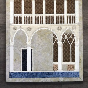 Ca' d'Oro patchwork painting - Venice