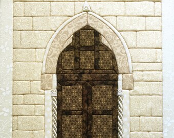 Framework patchwork Gothic window