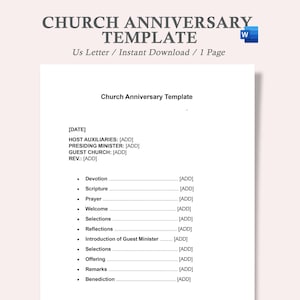 church anniversary program template,church program template,church service program template,church bulletin templates