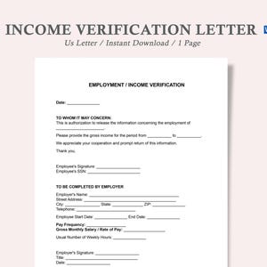 Inkomensverificatiebrief, bewijs van inkomensbrief, sjabloon bewijs van inkomensbrief, sjabloon inkomensverificatiebrief