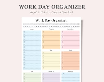 work day organizer,work day tracker,work task tracker,work tracker
