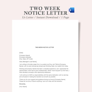 two weeks notice letter,two weeks notice template,2 week notice letter template word,2 week notice letter,two week notice letter template
