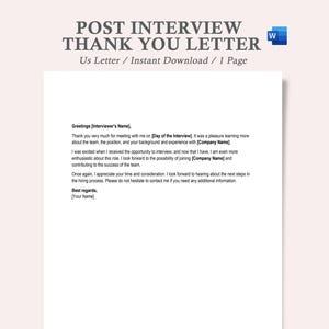 Carta de agradecimiento después de la entrevista, carta de agradecimiento posterior a la entrevista, ejemplo de carta de agradecimiento después de la entrevista.