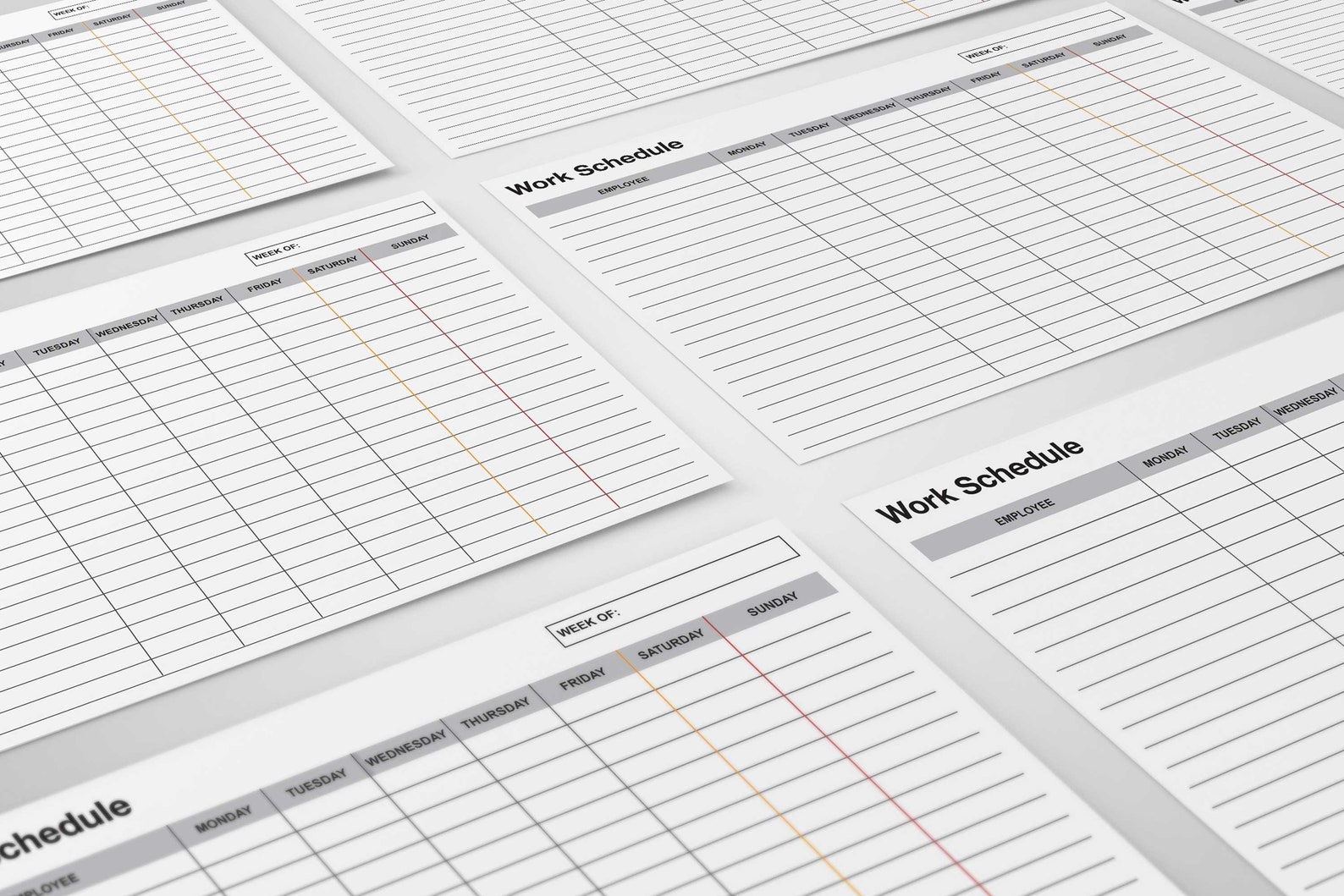 Employee Work Schedule,weekly Work Schedule,weekly Work Schedule ...