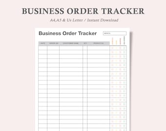 bestellnummer,einfacher bestellschein,bestelltracker,kleines unternehmen