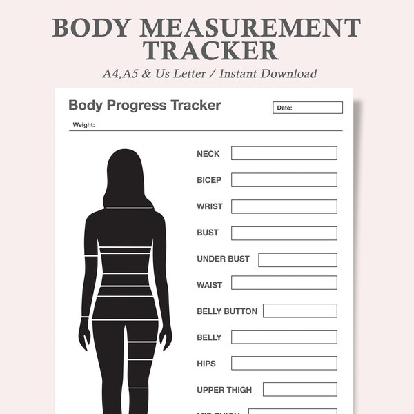 Body Measurement Tracker,Body Progress Tracker,Workout Tracker,Fitness Tracker,Wellness Tracker,Body Tracker,Weight Tracker