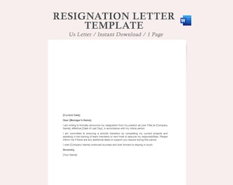 letter of resign,resignation letter,resignation letter template,resignation template,letter of resignation template word