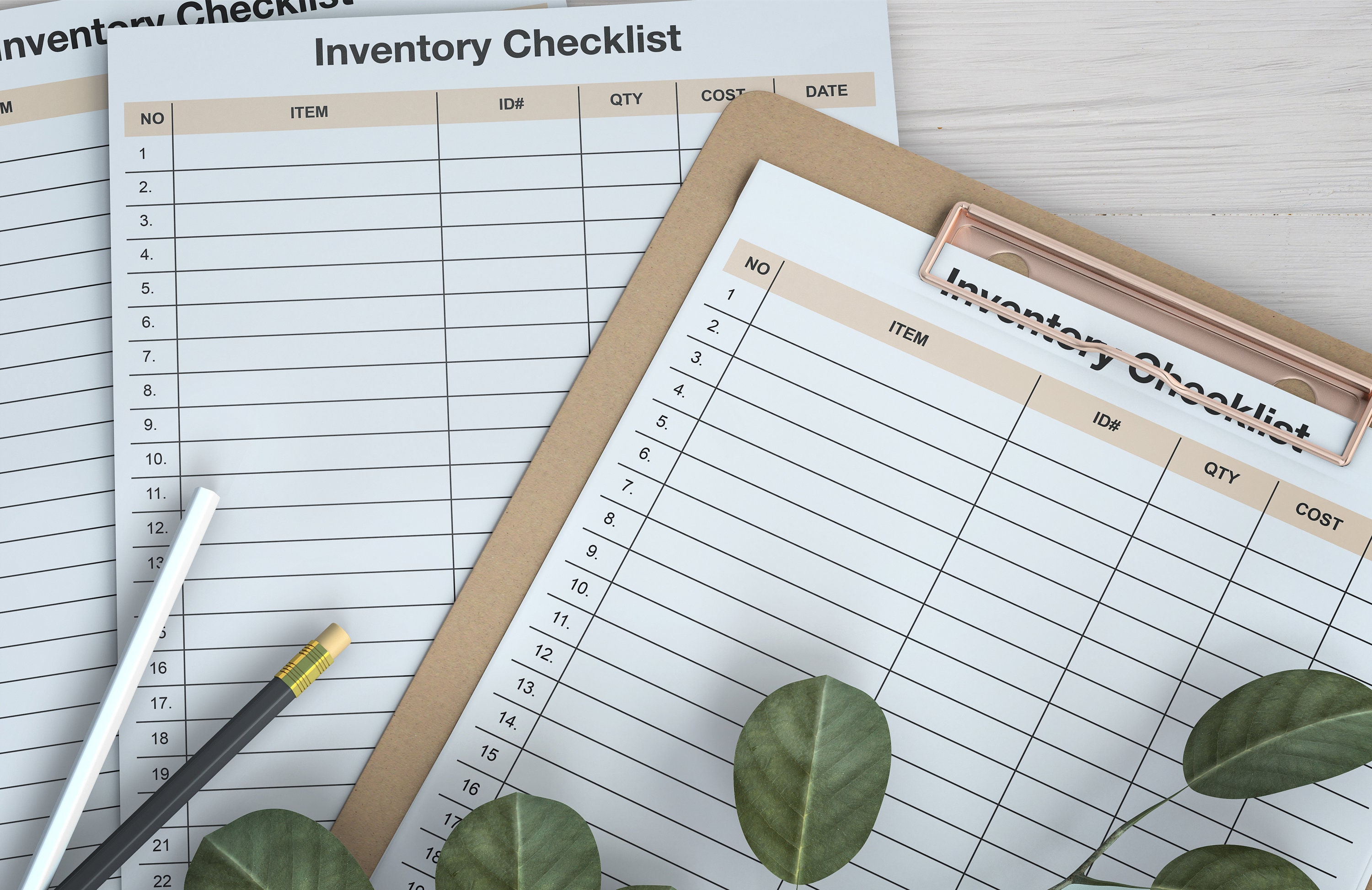 Inventory PrintableInventory ChecklistItem ListingInventory Etsy