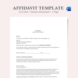 affidavit template,sample affidavit letter,example of letter of affidavit,affidavit template word,general affidavit template
