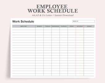employee work schedule,weekly work schedule,weekly work schedule template,work schedule template