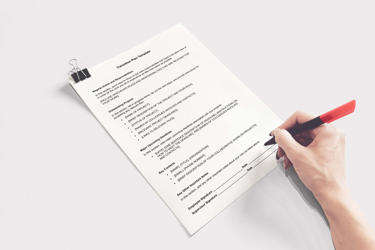 Transition Plan Template,transition Plan Template Word,employee ...
