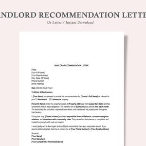 carta de recomendación del propietario, carta de recomendación del propietario, carta de referencia del propietario