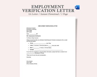 employment verification letter,employment verification letter template,employment verification letter template word