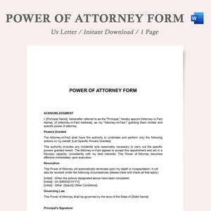 power of attorney form,health power of attorney form,general power of attorney form,power of attorney document