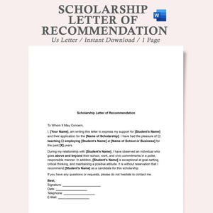 plantilla de carta de recomendación para becas, carta de recomendación para becas, plantilla de carta de beca, carta de referencia para becas