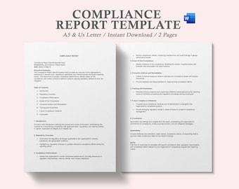 rapport de conformité,document de conformité,modèle de rapport de conformité,conformité des documents